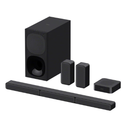 Sony HT-S40R Real 5.1ch Dolby Audio Soundbar for TV with Subwoofer & Wireless Rear Speakers, 5.1ch Home Theatre System (600W, Bluetooth & USB Connectivity, HDMI & Optical Connectivity, Sound Mode)