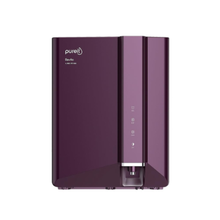 Pureit Revito RO+MF+Mineral+UV in-Tank | 7 stage | 7L Capacity | Upto 70% Water Saving | Suitable for Borewell, Tanker & Municipal Water | DURAViva | Magenta