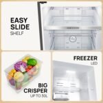 IFB Smart Choice 331L, 3 Star, Tru Convertible 12-in-1, Advanced Inverter Compressor, Frost Free Double Door Refrigerator, WiFi Enabled, 4-Year Machine Warranty (IFBFF-3833DKSETU, Metal Black) - Image 6