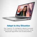Dell 15 (Previously Inspiron), 13th Gen Intel Core i5-1334U (16GB RAM, 1TB SSD) FHD, Anti-Glare 15.6"/39.62cm, Windows 11 MSO'24, Silver, 1.62kg, 12 Month McAfee, Thin & Light, Backlit Keyboard Laptop - Image 3
