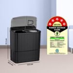 Godrej 7 Kg 5 Star, ⁠Tri- Roto Pulsator Ensure Powerful Scrub and Stain Removal, 1440 RPM Spin Motor, Memory Backup, Semi Automatic Top Load Washing Machine (WSEDGE NEO 70 5.0 PB3 SLGR, Slate Grey) - Image 3