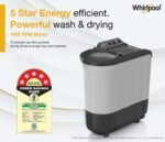 Whirlpool 6.5 Kg 5 Star Magic Clean Semi-Automatic Top Loading Washing Machine (MAGIC CLEAN 6.5 GREY, 4 Year Comprehensive Warranty, 1400 RPM Motor, 5 Year Motor Warranty) - Image 6