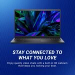 Dell 15, Intel Core 3 14th Gen-100U, 16GB DDR4, 512GB SSD, FHD IPS, 15.6"/39.62cm, Windows 11, Microsoft Office Home 2024, Carbon Black, 1.63Kg, Thin & Light, Laptop Model NO - Dell 15 DCU5250 - Image 6